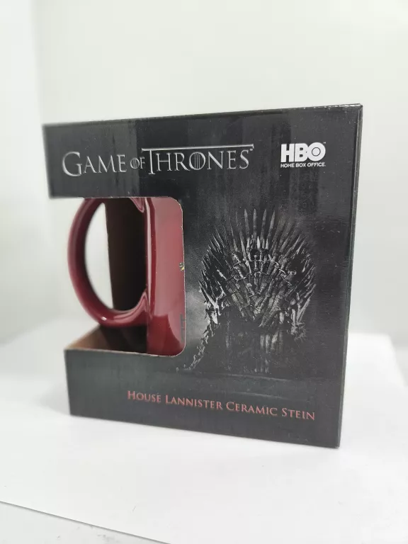 DUŻY KUFEL GRA O TRON HERB LANNISTERÓW GAME OF THRONES