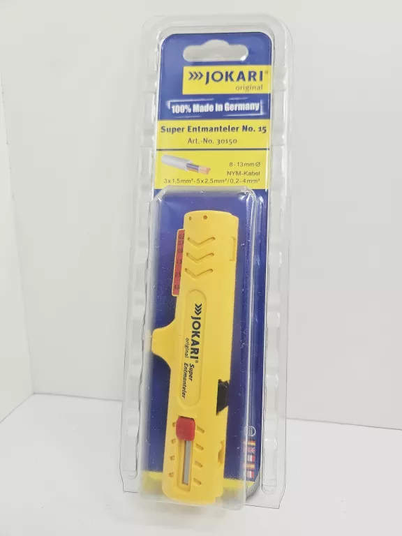 JOKARI 30150 NÓŻ DO KABLI SUPER ŚCIĄGACZ IZOLACJI DO PRZEWODÓW OKRĄGŁYCH
