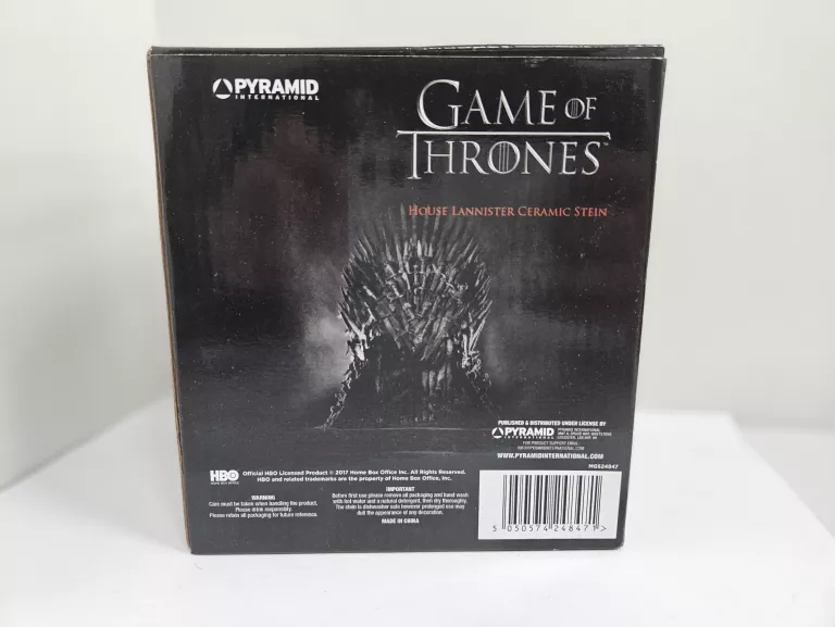 DUŻY KUFEL GRA O TRON HERB LANNISTERÓW GAME OF THRONES