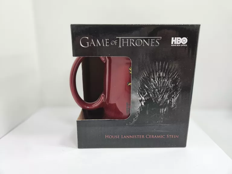 DUŻY KUFEL GRA O TRON HERB LANNISTERÓW GAME OF THRONES
