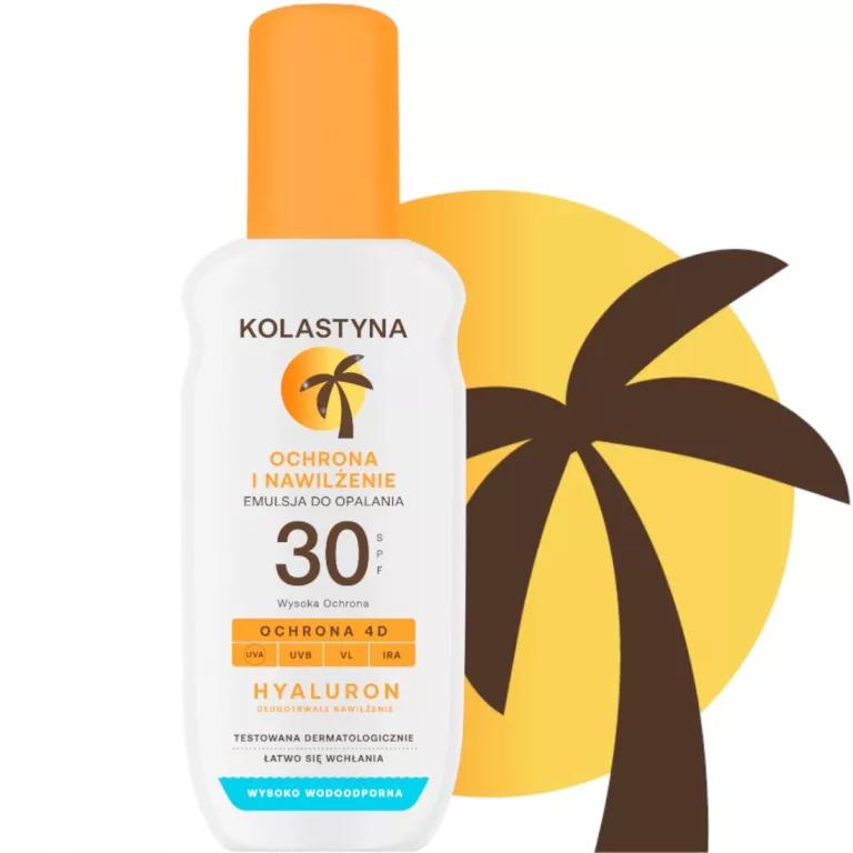 SPRAY DO OPALANIA KREM DO OPALANIA SPF 30 KOLASTYNA OLEJEK OPALANIA 150ML