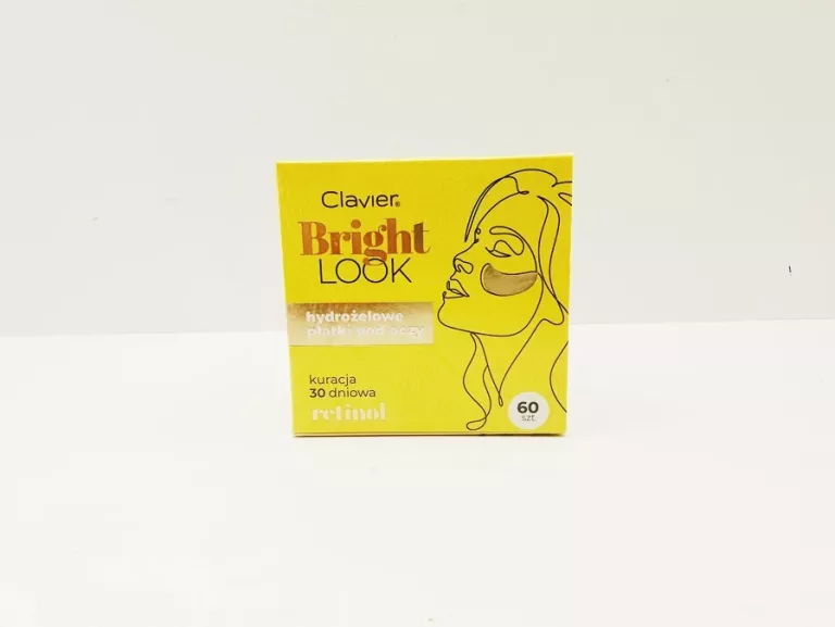 CLAVIER BRIGHT LOOK HYDROŻELOWE PŁATKI POD OCZY Z RETINOLEM 60 SZT