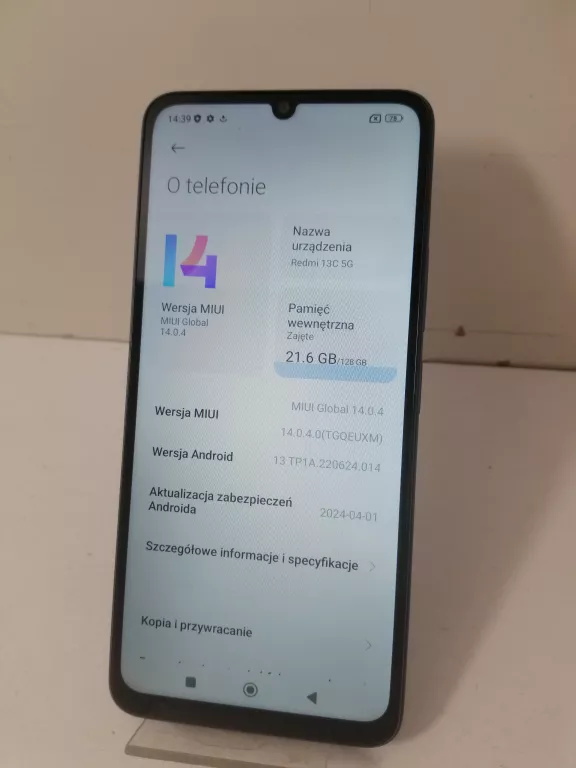 TELEFON REDMI 13C 128GB [241122001]