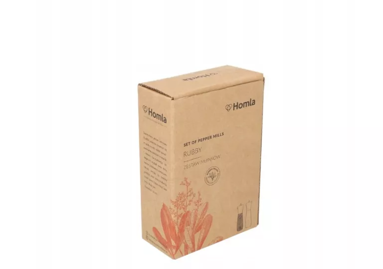 ZESTAW MŁYNKÓW RUBBY 2 SZT. 16 CM HOMLA
