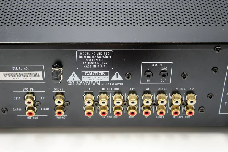 AMPLITUNER HARMAN KARDON HK980 WZMACNIACZ DWUKANAŁOWY AUDIO