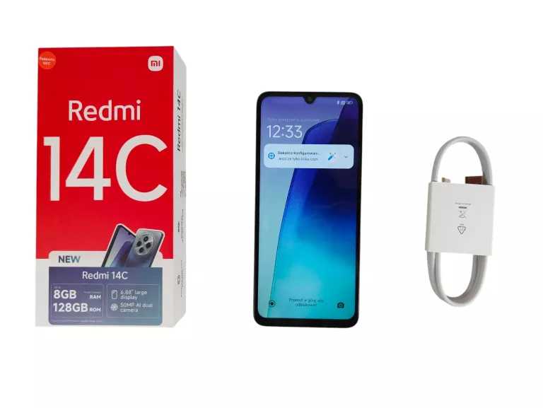 TELEFON XIAOMI REDMI 14C 4/128GB MIDNIGHT BLACK 120HZ