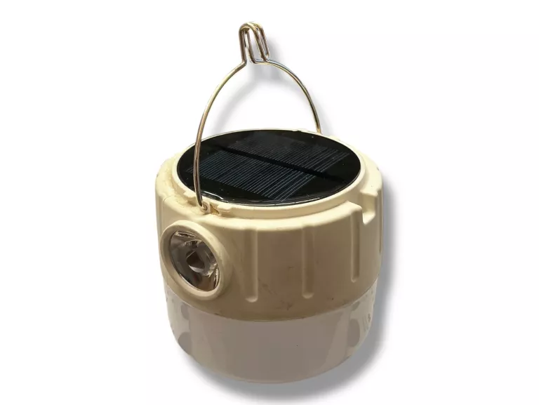 LAMPA NAMIOTOWA Z PANELEM SŁONECZNYM
