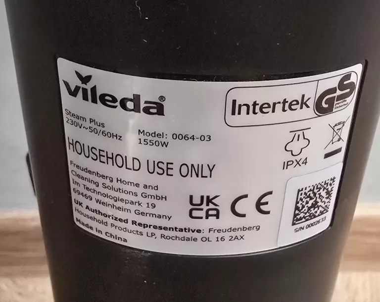 MOP VILEDA STEAM PLUS XXL 0064-03!