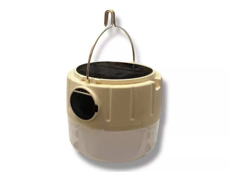 LAMPA NAMIOTOWA Z PANELEM SŁONECZNYM