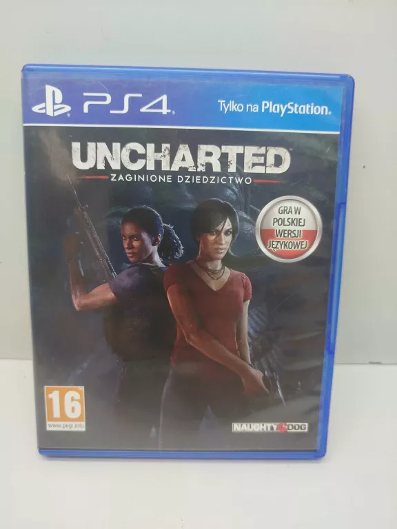 GRA PS4 UNCHARTED ZAGINIONE DZIEDZICTWO