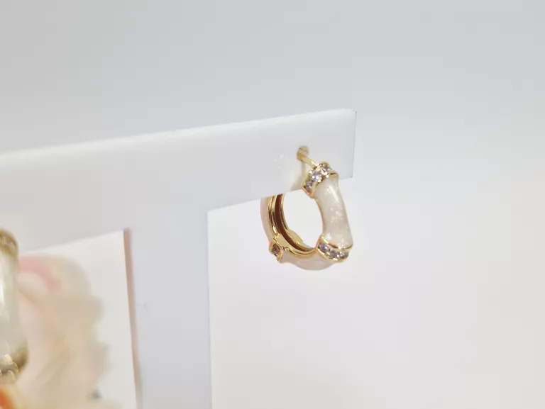 KOLCZYKI 14K Z KRYSZTAŁKAMI XUPING EAP45261
