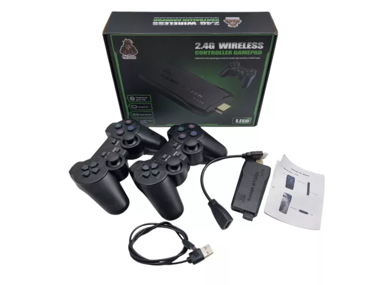 KONSOLA RETRO DO TV HDMI 2X BEZPRZEWODOWE PADY