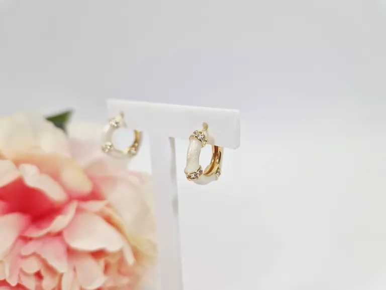 KOLCZYKI 14K Z KRYSZTAŁKAMI XUPING EAP45261