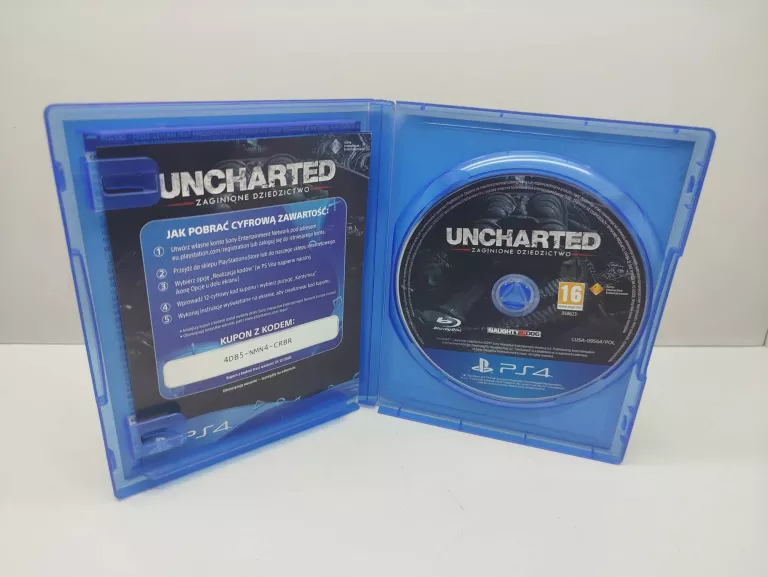 GRA PS4 UNCHARTED ZAGINIONE DZIEDZICTWO