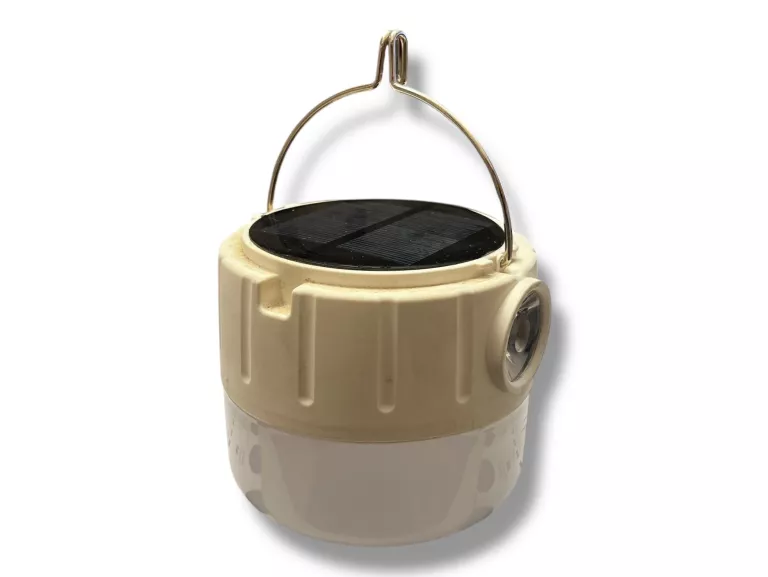 LAMPA NAMIOTOWA Z PANELEM SŁONECZNYM