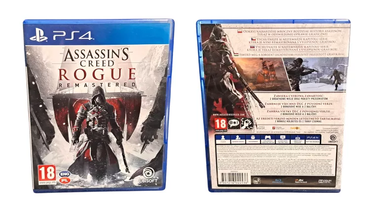 ASSASSIN'S CREED: ROGUE REMASTERED PLAYSTATION 4 (PS4) PUDEŁKOWA