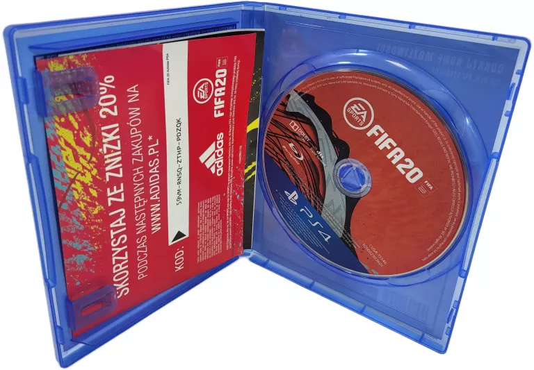 GRA NA KONSOLĘ PLAYSTATION 4 PS4 FIFA 20 POLSKA WERSJA KOMENTARZ PL