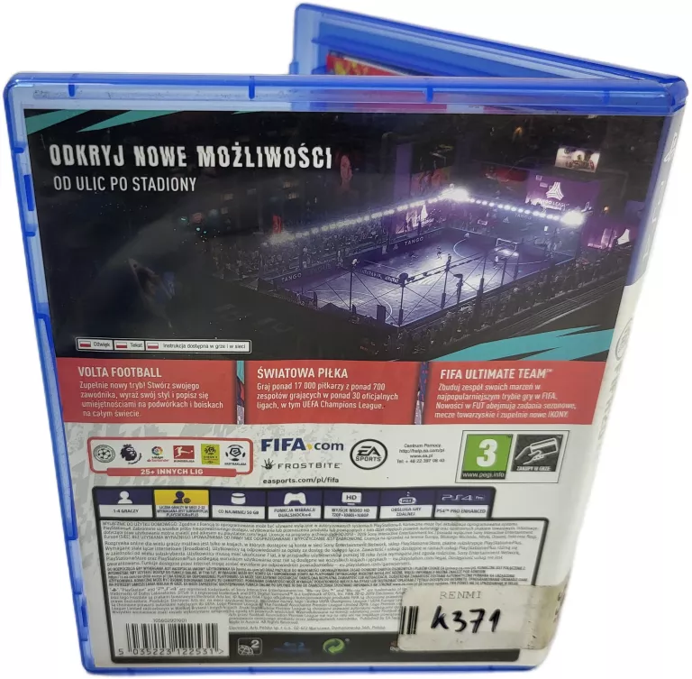GRA NA KONSOLĘ PLAYSTATION 4 PS4 FIFA 20 POLSKA WERSJA KOMENTARZ PL