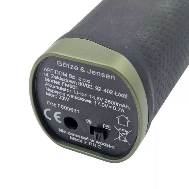 MASAŻER RĘCZNY GUN GÖTZE & JENSEN GUN FM601