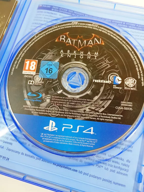 BATMAN: ARKHAM KNIGHT PLAYSTATION 4