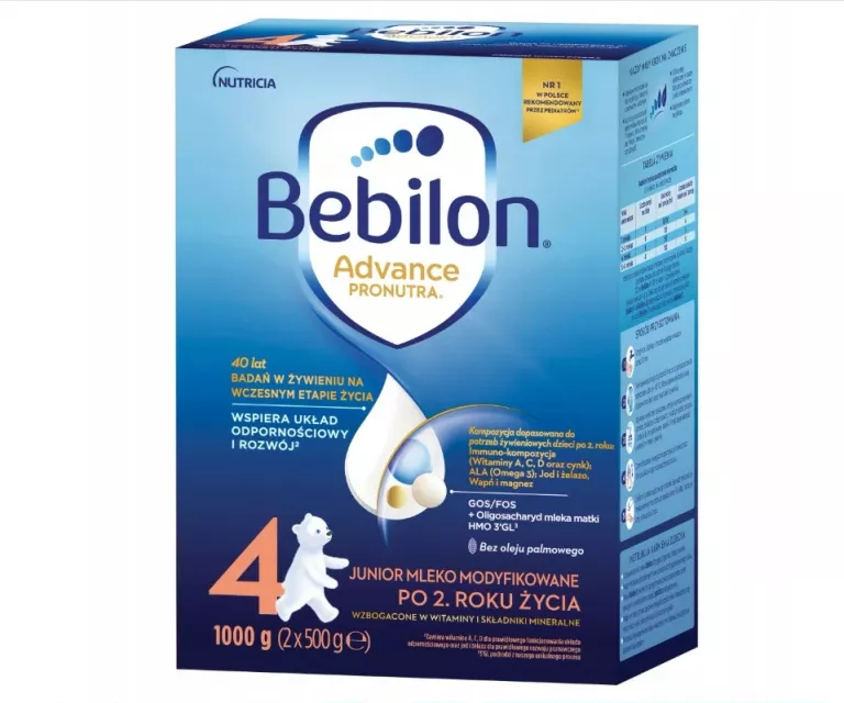 BEBILON 4 ADVANCE PRONUTRA JUNIOR FORMUŁA NA BAZIE MLEKA PO 2. ROKU 1000G