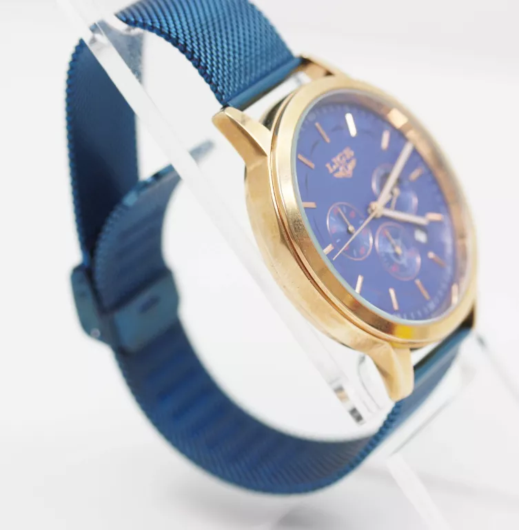 ZEGAREK LIGE BLUE GOLD CHRONOGRAPH