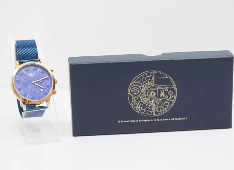ZEGAREK LIGE BLUE GOLD CHRONOGRAPH