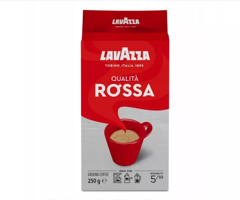 LAVAZZA QUALITA ROSSA KAWA MIELONA ŚREDNIO PALONA 250G
