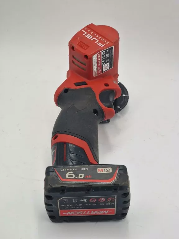SZLIFIERKA KĄTOWA MILWAUKEE M12 FCOT + 2 AKUM 12V 6.0AH + LADOWARKA