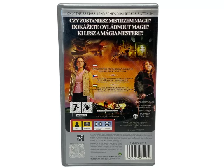 HARRY POTTER I CZARA OGNIA PSP