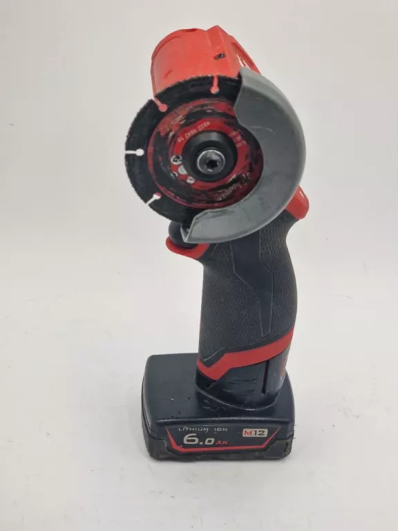 SZLIFIERKA KĄTOWA MILWAUKEE M12 FCOT + 2 AKUM 12V 6.0AH + LADOWARKA