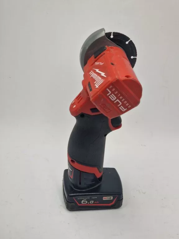 SZLIFIERKA KĄTOWA MILWAUKEE M12 FCOT + 2 AKUM 12V 6.0AH + LADOWARKA