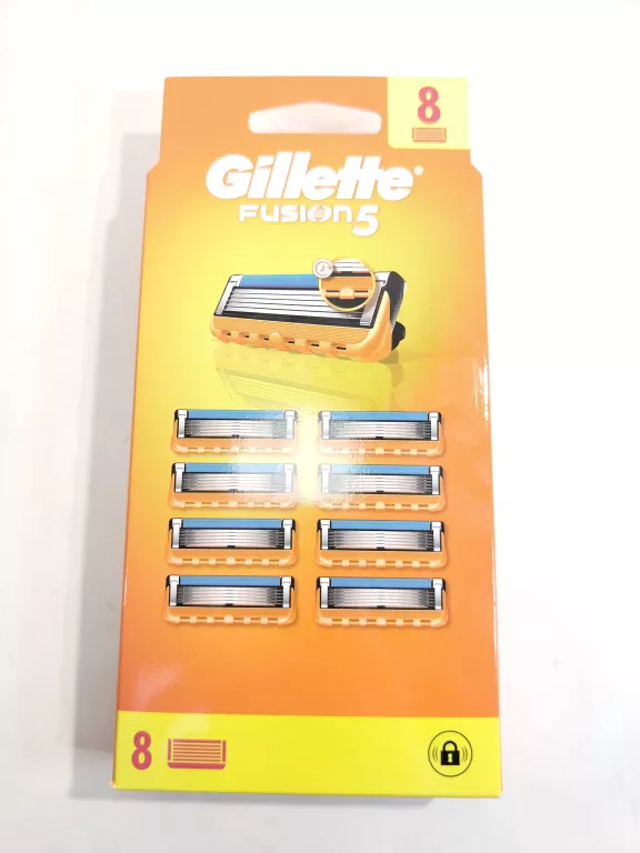 GILLETTE FUSION 5 WKŁADY NOŻYKI OSTRZA DO GOLENIA MASZYNKI ORYGINALNE 8 SZ