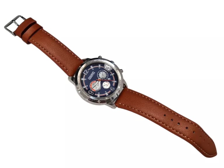 ZEGAREK MĘSKI ATLAS FOR MEN WATCH NA BRĄZOWYM PASKU