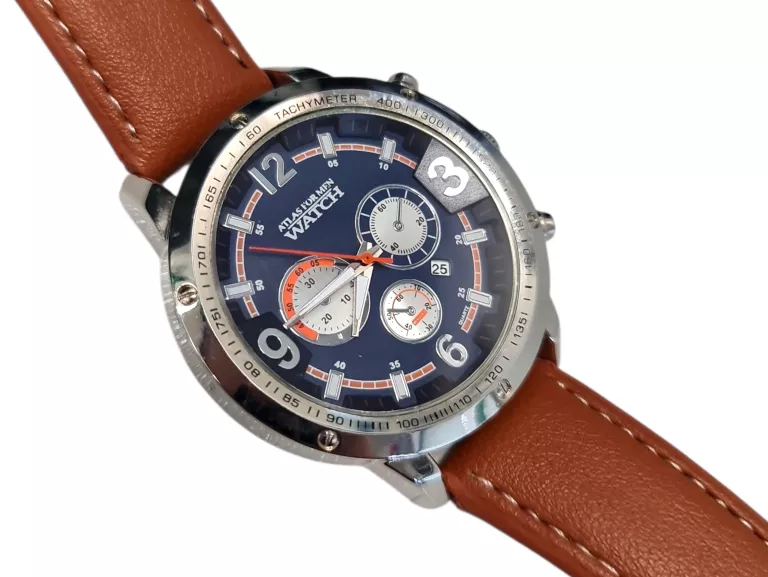 ZEGAREK MĘSKI ATLAS FOR MEN WATCH NA BRĄZOWYM PASKU