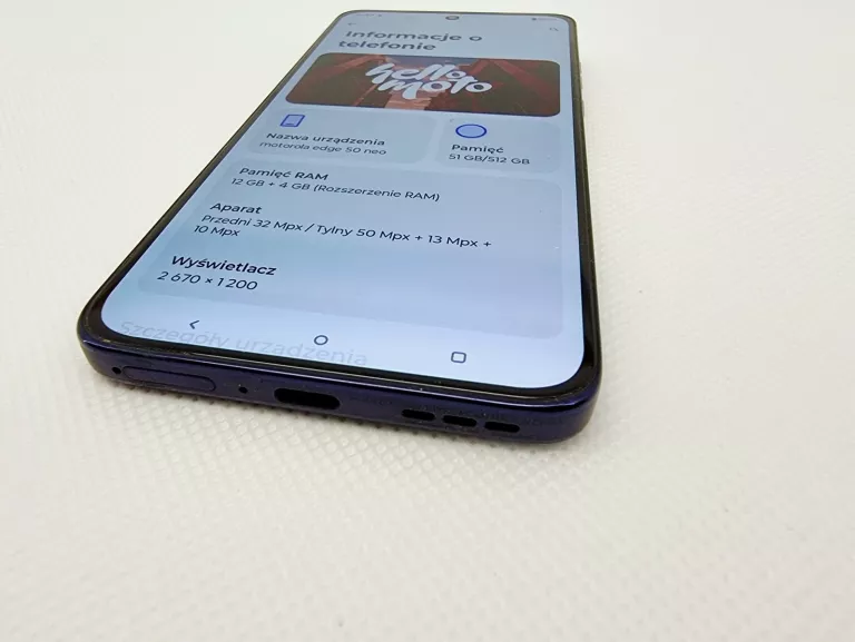 MOTOROLA EDGE 50 NEO 5G 12/512GB DUAL SIM