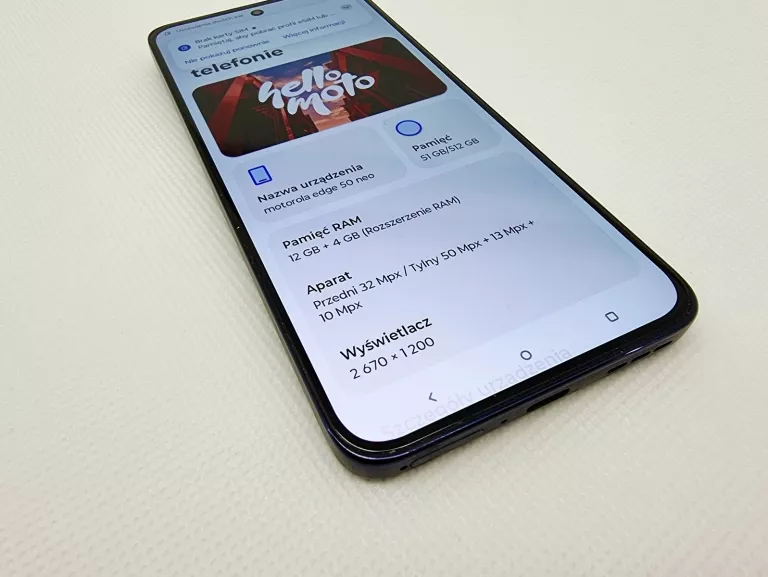 MOTOROLA EDGE 50 NEO 5G 12/512GB DUAL SIM