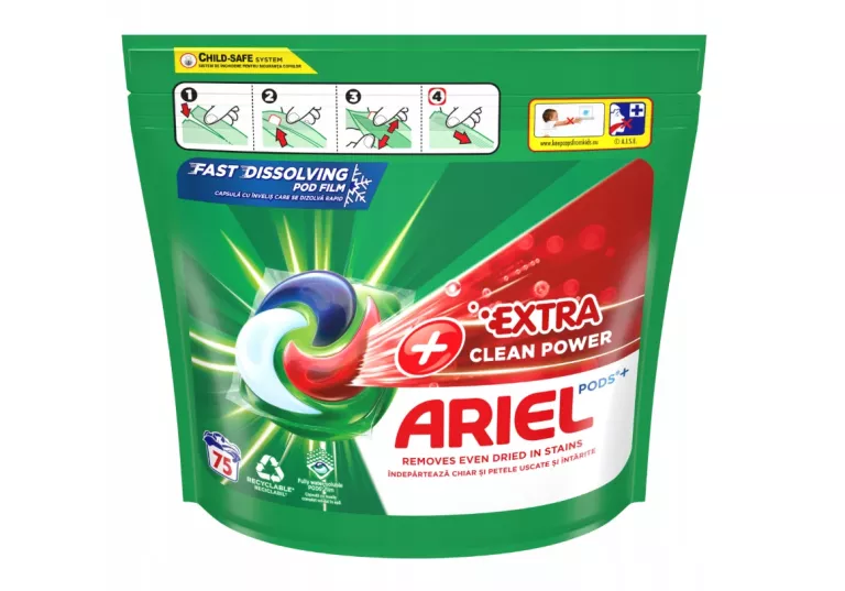 KAPSUŁKI DO PRANIA ARIEL EXTRA CLEAN POWER 75 SZT