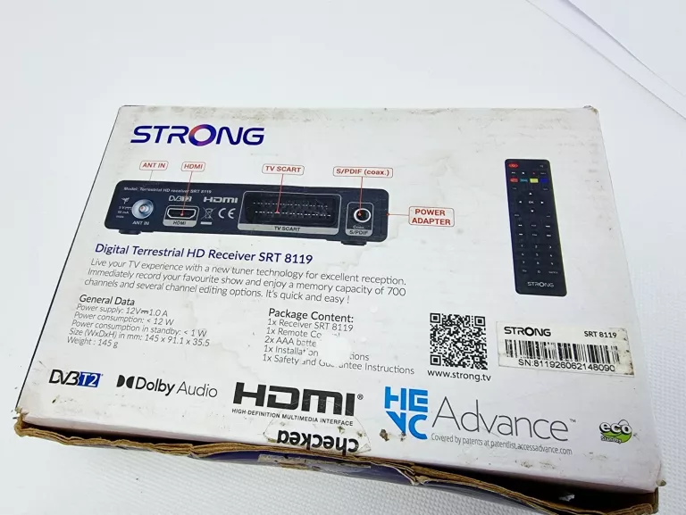 DEKODER STRONG DVB-T2