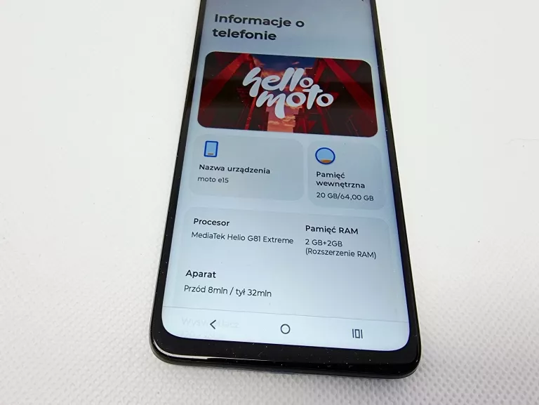 MOTOROLA MOTO E15 2/64GB DUAL SIM