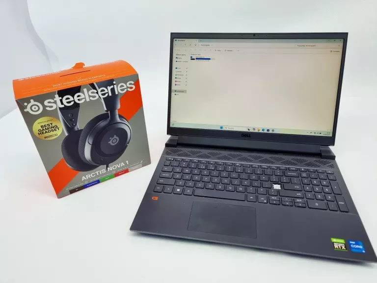 LAPTOP DELL G15 RTX 3050 SŁUCHAWKI STEELSERIES