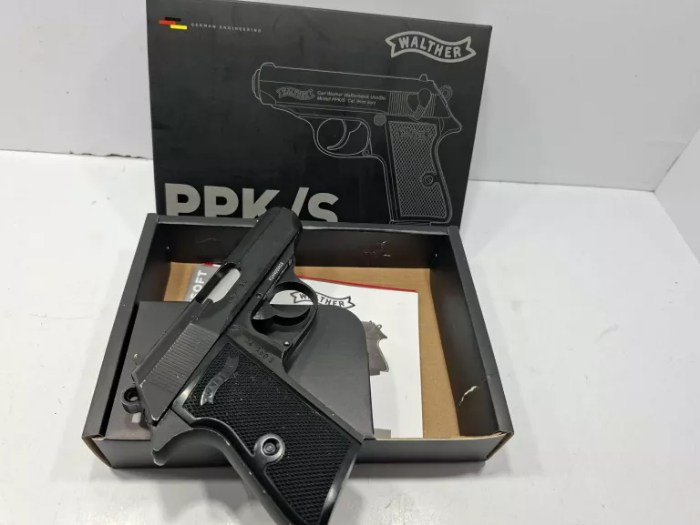 REPLIKA PISTOLET ASG WALTHER PPK/S 6 MM GAS