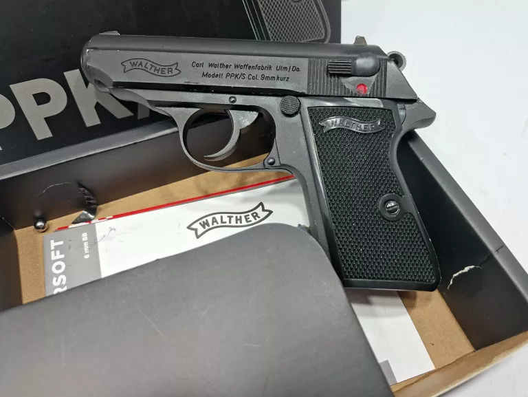 REPLIKA PISTOLET ASG WALTHER PPK/S 6 MM GAS