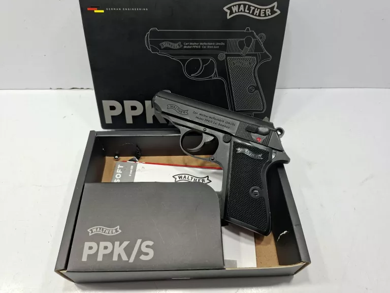 REPLIKA PISTOLET ASG WALTHER PPK/S 6 MM GAS