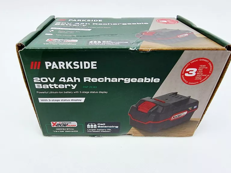 AKUMULATOR LITOWO-JONOWY PARKSIDE 20 V PAP 20 B3