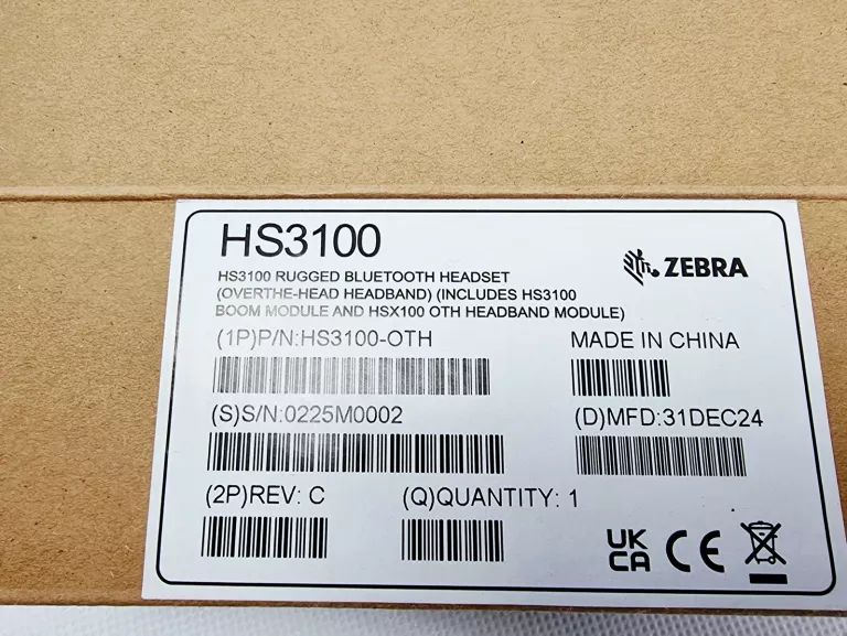 ZEBRA SŁUCHAWKI HS3100 CALL