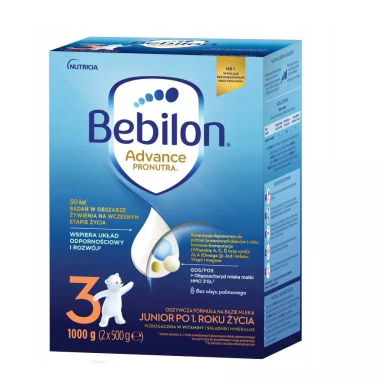 BEBILON 3 ADVANCE PRONUTRA JUNIOR PO 1 ROKU 1000 G
