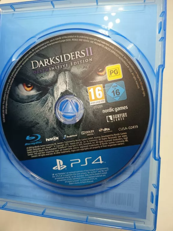 GRA NA PS4 DARKSIDERS II DEATHINVITIVE EDITION