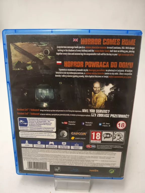 PS4 GRA RESIDENT EVIL 7 PL