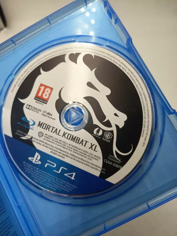 GRA PS4 MORTAL KOMBAT XL